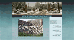 Desktop Screenshot of cameronestates.net